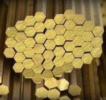 Шестигранник латунний 22 мм